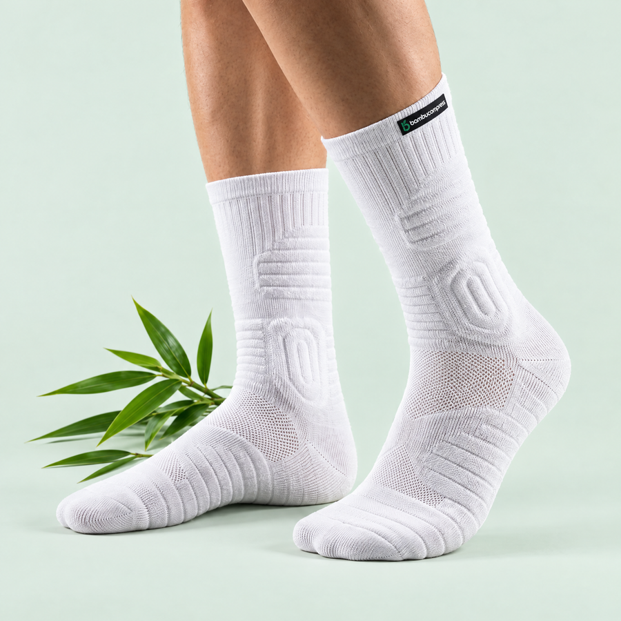 STEADY+ Cushion Compression Crew Socks