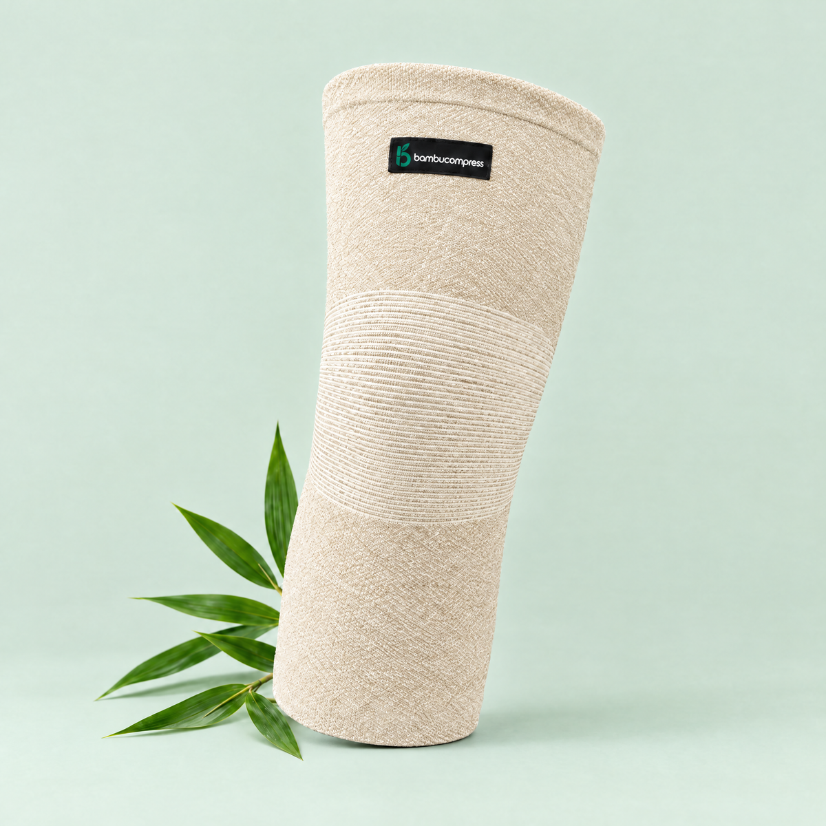 FLEX+ Bamboo Knee Sleeve | Cream