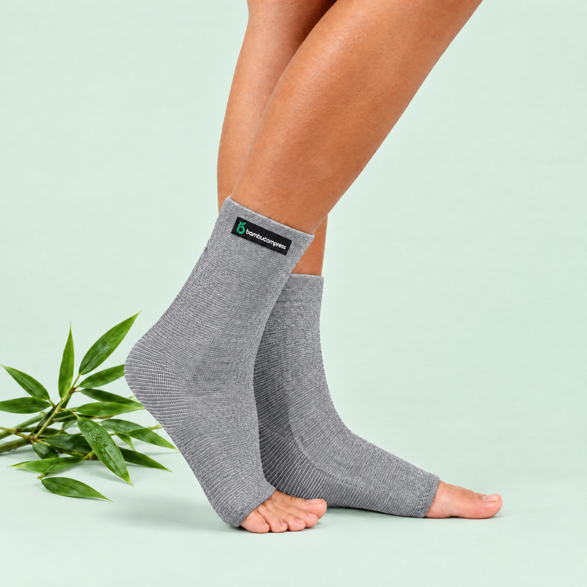 FLEX+ Bamboo Arch & Ankle Sleeve | Gray