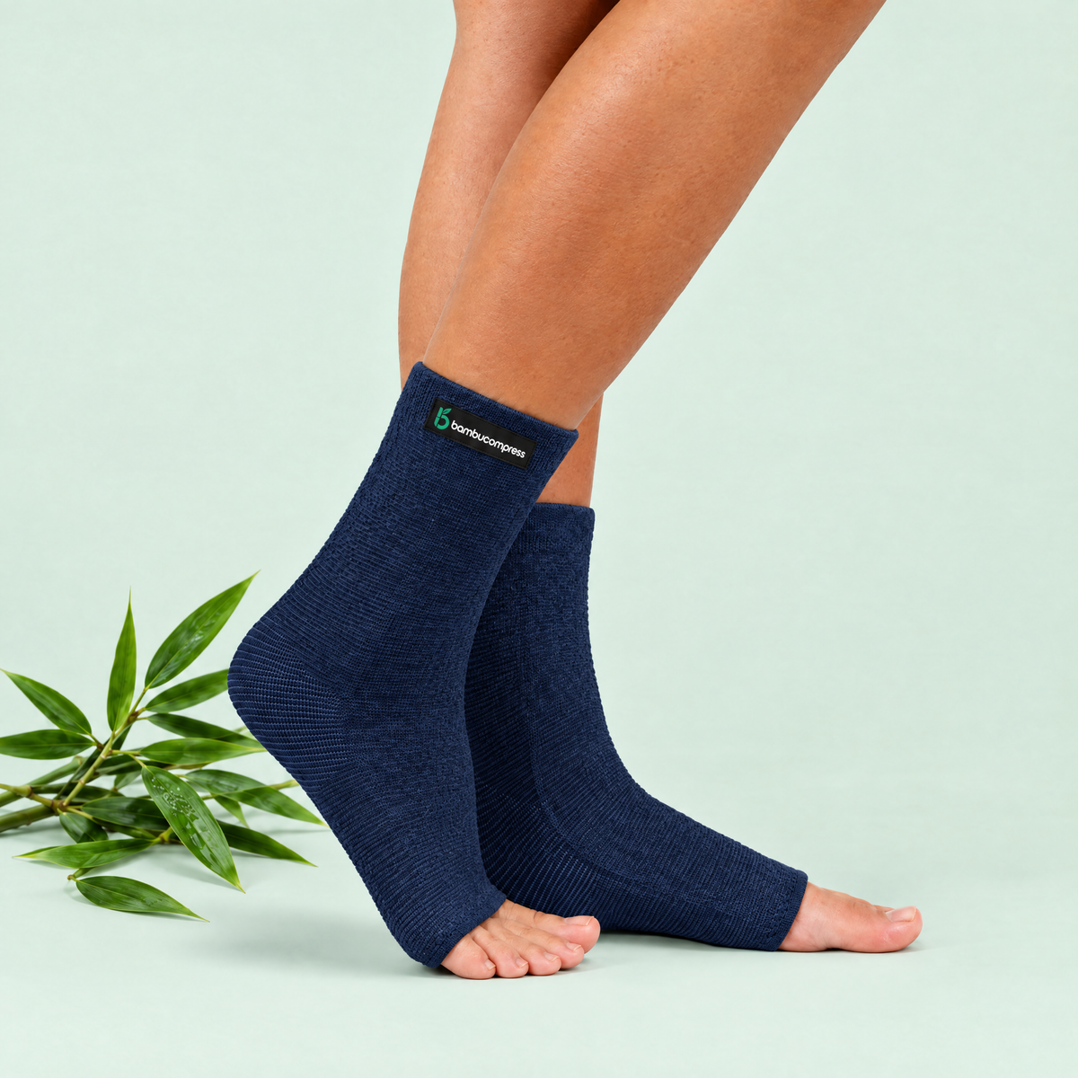 FLEX+ Bamboo Arch & Ankle Sleeve | Navy