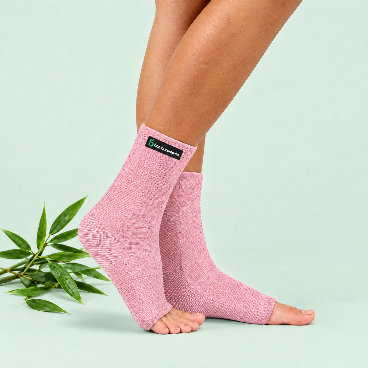 FLEX+ Bamboo Arch & Ankle Sleeve | Pink