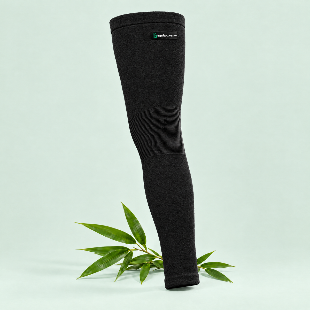 FLEX+ Bamboo Full Leg Sleeve | Black