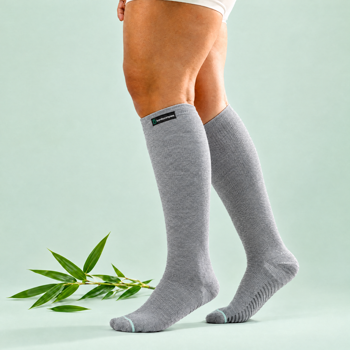 EASE+ Bamboo Compression Socks | Gray