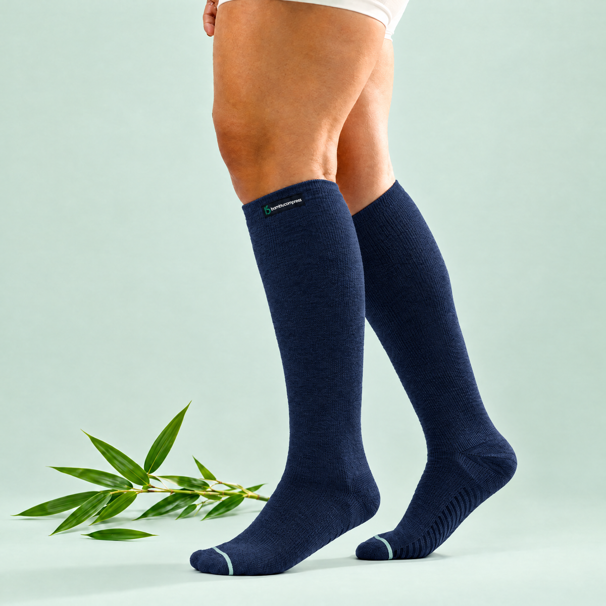 EASE+ Bamboo Compression Socks | Navy