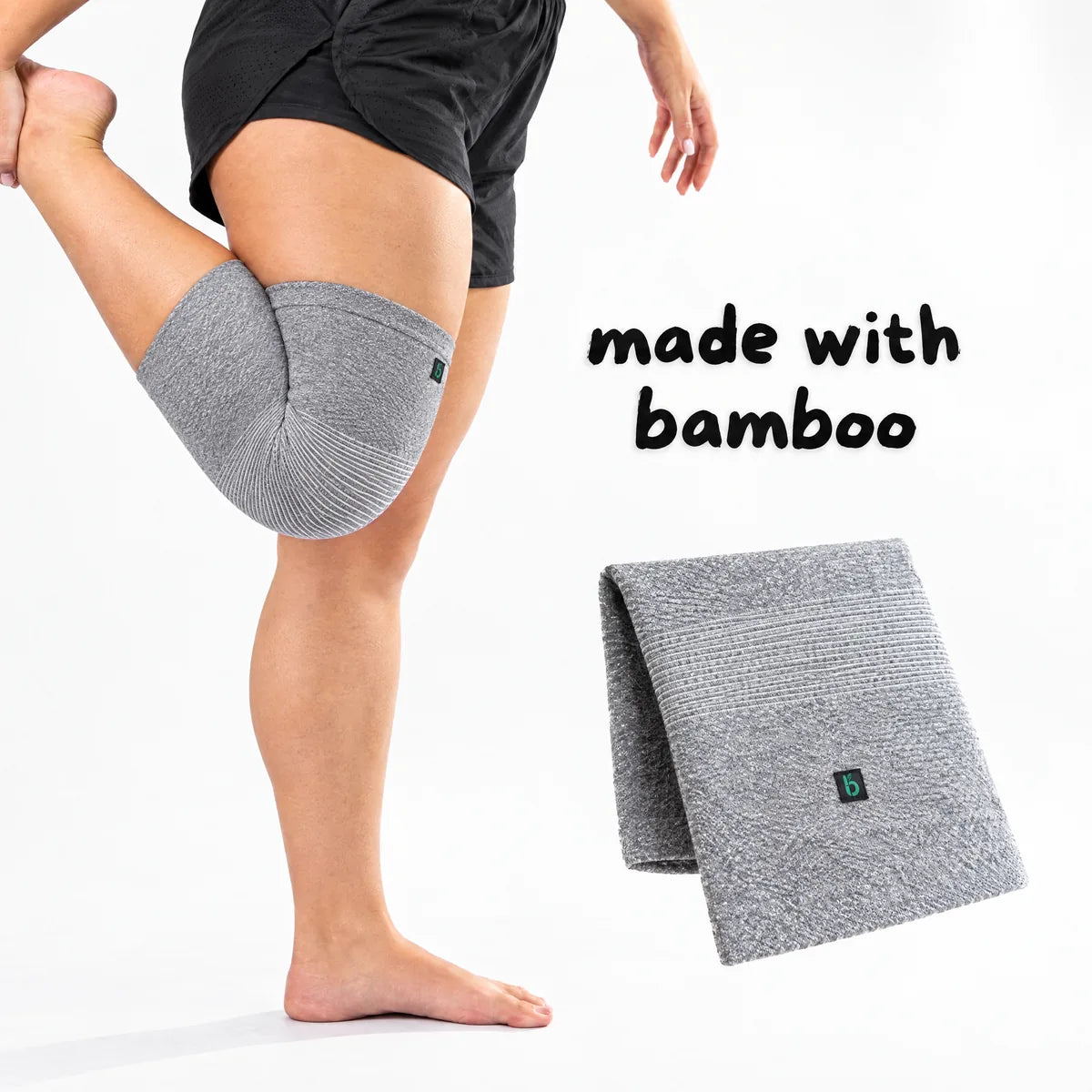 BambuCompress bamboo knee sleeve - made with bamboo